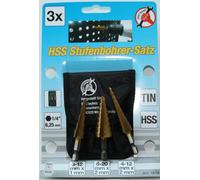 SET 3 FRESE A GRADINO ATT1/4" 3-12mmx1mm 6-20mmx2mm 4-12mmx2mm BGS1616