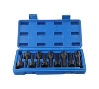 Set Punte Adattatore Presa 1/2 Pollice 10pz Buona Durezza Alta Durezza Metallo
