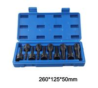 Set punte adattatore presa 1 2 pollici unit nera presa esagonale metallo