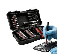Set Punte Avvitatore | Magnetici Di Precisione Da 37 Pezzi | Set Punte Trapano E Cacciavite | per Meccanica Domestica, Falegnameria, Edilizia, Fai da Te, Riparazioni, Elettronica, Bici, Auto