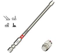 Set punte cacciavite elettrico 12pz gambo esagonale con presa pagoda design