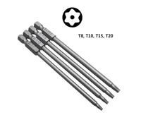 Set Punte Cacciavite Professionali per TorxHexagonCrossSlotted Confezione da 4