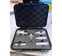 Set Punte/Foretti Diamantate per Gres Porcellanato, 6 Pezzi, Diametri da 20-27-30-35-50 mm e Allargaforo da 20-48 MM, Attacco M14, con Valigetta