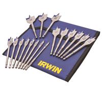 Set Punte Forstner IRWIN Blue Groove 4X, 17 Pezzi