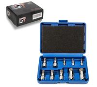 Set Punte Interno Scanalato Adattatore M4 M18 1/2 " Chiave a Bussola Xzn Acciaio