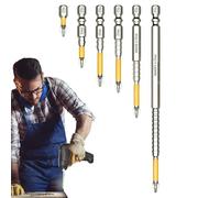 Set Punte Magnetiche - Set Cacciaviti Antiscivolo 6 Pezzi K5,Per Rimozione Viti Sistemi Elettrici Garage Edilizia Elettricista