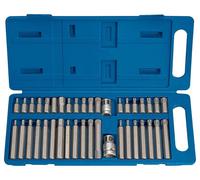 Set Punte Meccanico Torx Esagono E Spline Con Attacco 3/8" E 1/2"