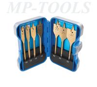 SET PUNTE MECCHIE TITANIO PER LEGNO 7pz 10-32mm FRESE PLASTICA SILV 279870