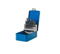 SET PUNTE METALLO PER TRAPANO HSS 25pz 1-13mm IN BOX METALLO STELLA BIANCA
