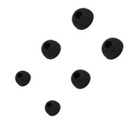 Set punte per auricolari ricambio giornalieri, Black | Cover auricolari arrotondate per l ' ascolto quotidiano, spostamenti quotidiani, l ' allenamento e la cura facile;