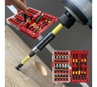 Set punte per cacciavite magnetiche 29 pezzi con portapunte 75 mm e scatola port