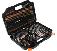 Set Punte Per Trapano 246 Pezzi HSS CrV Per Legno Metallo Cemento In Valigetta
