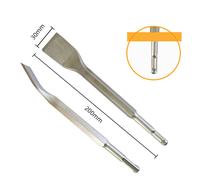 Set punte scalpello gambo manico tondo robusto per martello elettrico 45# acciai