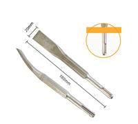 Set Punte Scalpello Manico Tondo Multiuso per Martello Elettrico 45# Acciaio al