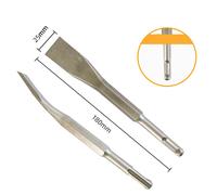 Set punte scalpello manico tondo resistenti per martello elettrico 45# acciaio a