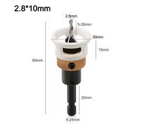 Set Punte Svasatrici Regolabili Controllo Profondità per Progetti Legno e Altro