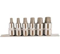 SET PUNTE TORX PLUS, 1/2"D, 6PZ 5214 (LASER) Qtà X 1
