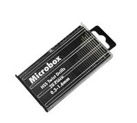 Set Punte Trapano,20 PCS HSS Mini Micro Drill Bit Set Elicoidali di Precisione da Trapano in Acciaio Rapido da 0,3 mm-1,6 mm per Legno Fai da Te Modellismo