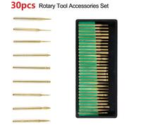 Set punte trapano diamantate 30 pezzi taglio rettifica lucidatura legno/metallo