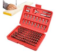 Set punte trapano e cacciavite Acciaio 6,35 mm Piccole Esagonali A Taglio | 105 Pezzi Punte Cacciavite Trapano Elettrico Per Elettronica Orologio Falegnameria Auto Moto Me