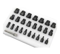 Set punte trapano estrattore bulloni viti grado professionale 26 pezzi veloci ed