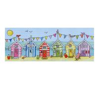 Set punto croce Bothy Threads "beach hut fun", 37x15cm, xjr19, schema di contegg