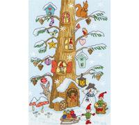 Set punto croce Bothy Threads "I piccoli aiutanti di Babbo Natale", 19x29cm, xx1