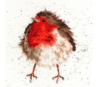 Set punto croce Bothy Threads "Jolly Red Robin", 26x26cm, xhd5, schema di conteg