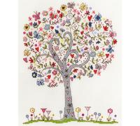 Set punto croce Bothy Threads "Love tree", 24x30cm, xka2, schema di conteggio