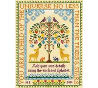 Set punto croce Bothy Threads "Tree of life", 24x31cm, xs6, schema di conteggio