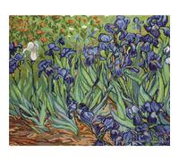 Set punto croce Luca-S "Iris of Van Gogh", motivo di conteggio, 42,5x34cm