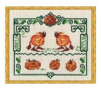 Set punto croce Nimue "Halloween", schema a contati, 26k, 14x13cm
