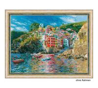 Set punto croce Riolis "Liguria", schema di conteggio
