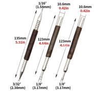 Set punzone perno centrale caricato a molla per lavorazione del legno che raggiu