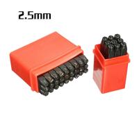 Set Punzoni Metallo Versatile 36pz Numeri e Lettere Timbri Acciaio per Artigiana