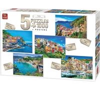 Set puzzle Italy Collection 5 x 1000 pezzi King