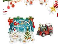 Set Puzzle Pista Auto - Giocattoli Veicoli Per Natale | Giocattolo Corsa Puzzle,Per Soggiorno Camera Da Letto Studio Attività Familiare Regalo Per Feste Asilo Scuola Materna Scuola Compleanno