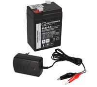 Set Q-Batteries Bl 6-0,6 Caricabatteria + Batteria Piombo 6LS-4.5 6V 4,5Ah Acido