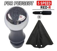 (Set R-5 marce rosso) Pomello del cambio MT per auto a 5 e 6 marce, leva del cambio, leva del cambio