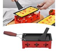 Set Raclette Formaggio Fusore 20×10×7 Portatile Antiaderente Formaggio Raclette Rotaster Teglia Set Fornello Casa Cucina Grigliata Strumento Raclette Macchina Swissmar Raclette
