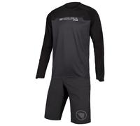 Set (Radtrikot + Radhose) ENDURA MT500 Burner Set (2 Teile), für Herren|ENDURA nero