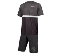 Set (Radtrikot + Radhose) ENDURA Singletrack Core II Set (2 Teile), für nero