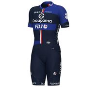 Set (Radtrikot + Radhose) GROUPAMA - FDJ Race 2025 Set (2 Teile), für Herren, blu scuro