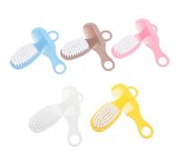 Set Ragazzo Ragazza Lavaggio 5 Pezzi Spazzola Morbida e Pettine | Set Ragazzo Ragazza, Plastica e Nailon, Denti Arrotondati, Cura Cuoio Capelluto, Colori Vivaci