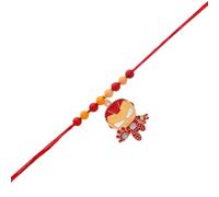 Set Rakhi per ragazze e ragazzi Raksha Bandhan Bhaiya Rakhi Set per bambini Rakhi Kid Cartoon Rakhis Kid Rakh con You are My Hero Magnete da frigorifero e Roli Tilak