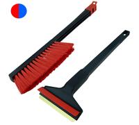 Set Raschia-Ghiaccio Ottone Lungo + Scopino Neve Auto Feger Scopino Murska