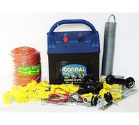 SET RECINTO ELETTRICO PER CAVALLI CINGHIALI S. CORRAL B170 CON FILO E ACCESSORI