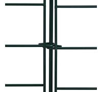 Set Recinzione Giardino Ad 77,3x26 Cm Verde, Filo D'Acciaio Multiuso, Applicazione Versatile, Semplice da Installare, Pratico Set Recinzione con Recinzione Protettiva per (77,5×64 cm)