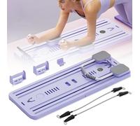 Set Reformer for Pilates, Ab Trainer, Ruota for Esercizi Ab Roller, Tavola for Esercizi Addominali, Attrezzatura for Esercizi Addominali(Purple)