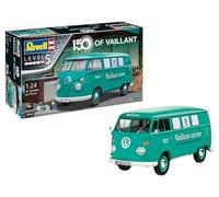 Gift Set Volkswagen T1 Bus 150 Years Of Vaillant 1:24 Plastic Model Kit REVELL